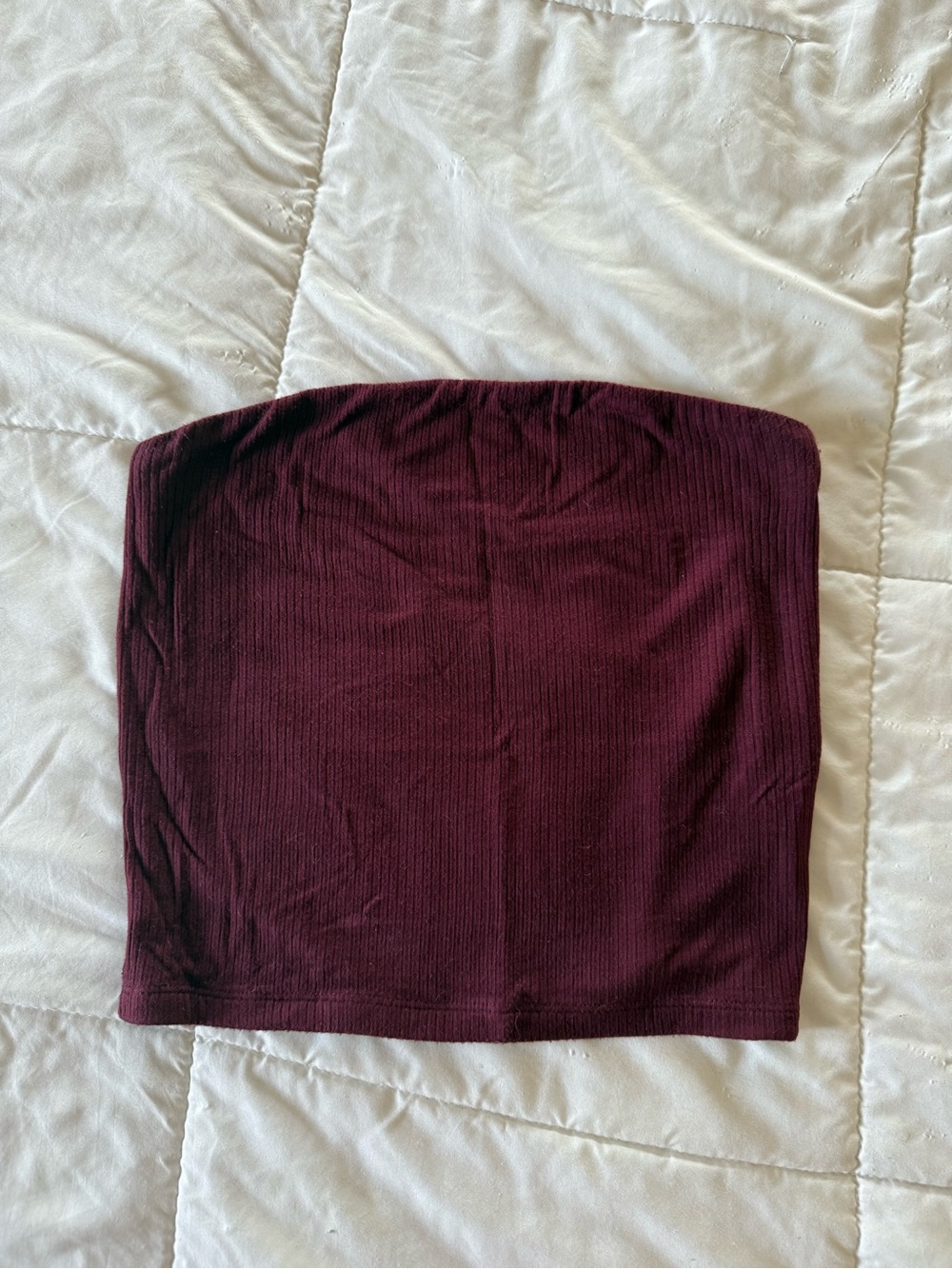 American Eagle Strapless Burgundy Tube Top